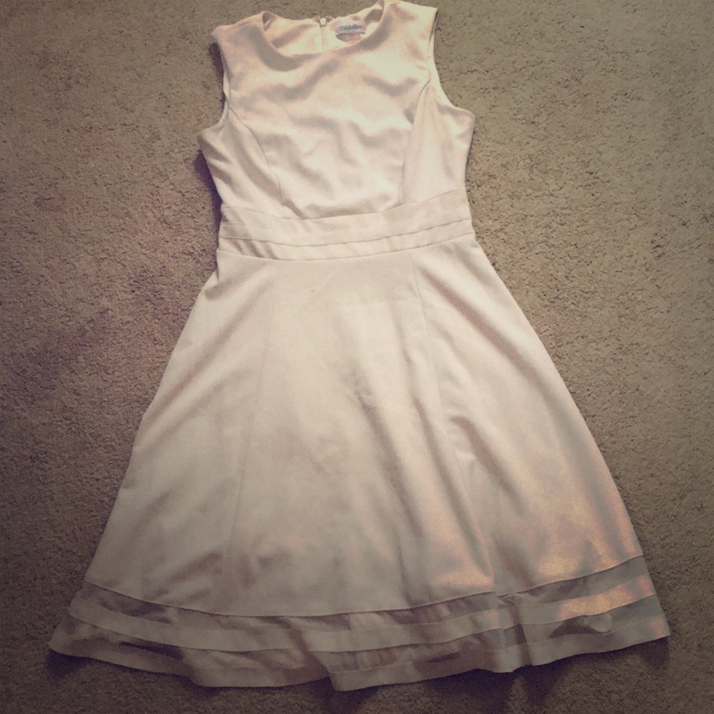 A light pink wedding dress
